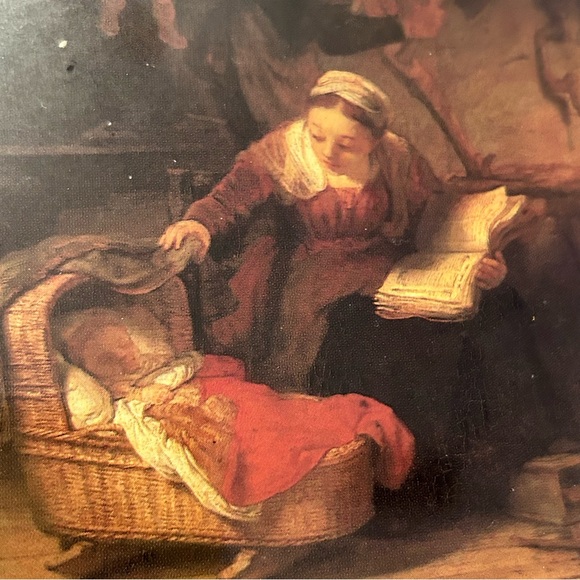 The Holy Family Rembrandt Van Rijn Dutch 1606-1669 Oil on Canvas 1645 gold frame - Picture 4 of 12